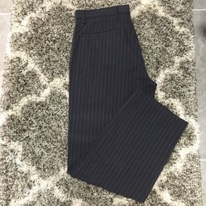 Banana Republic Blue/Gray Pinstripe Pants